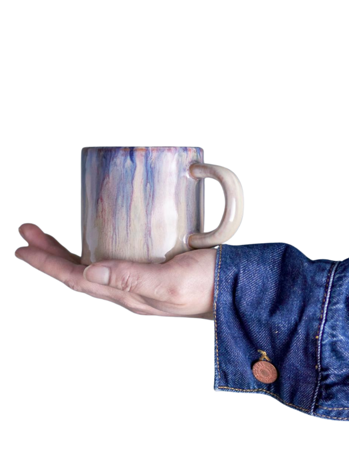 Blue Amalia Mug from Bloomingville
