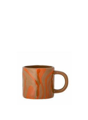 Ninka Orange Stoneware Mug from Bloomingville