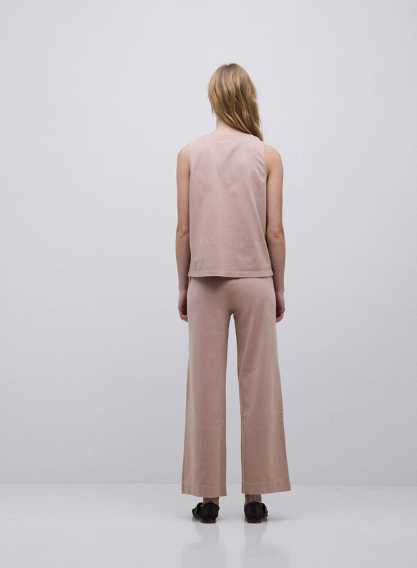 Jena Waistcoat in Ancient Pink from Yerse