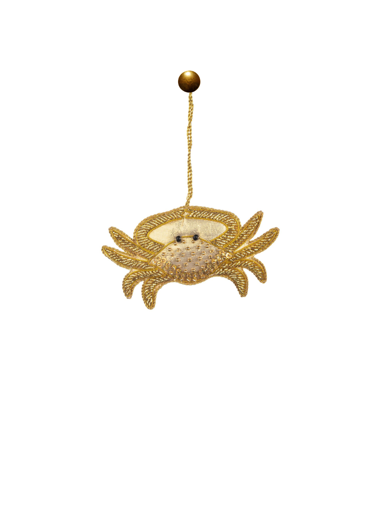 Beaded Golden Crab from Shoeless Joe