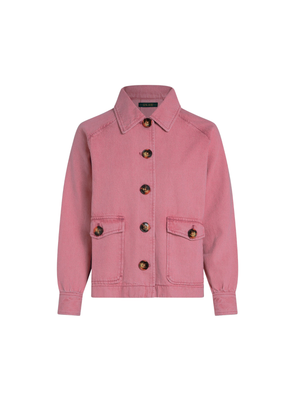 Sylvie Jacket Coloured Denim in Mellow Rose from King Louie