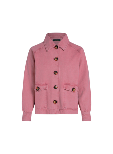 Sylvie Jacket Coloured Denim in Mellow Rose from King Louie