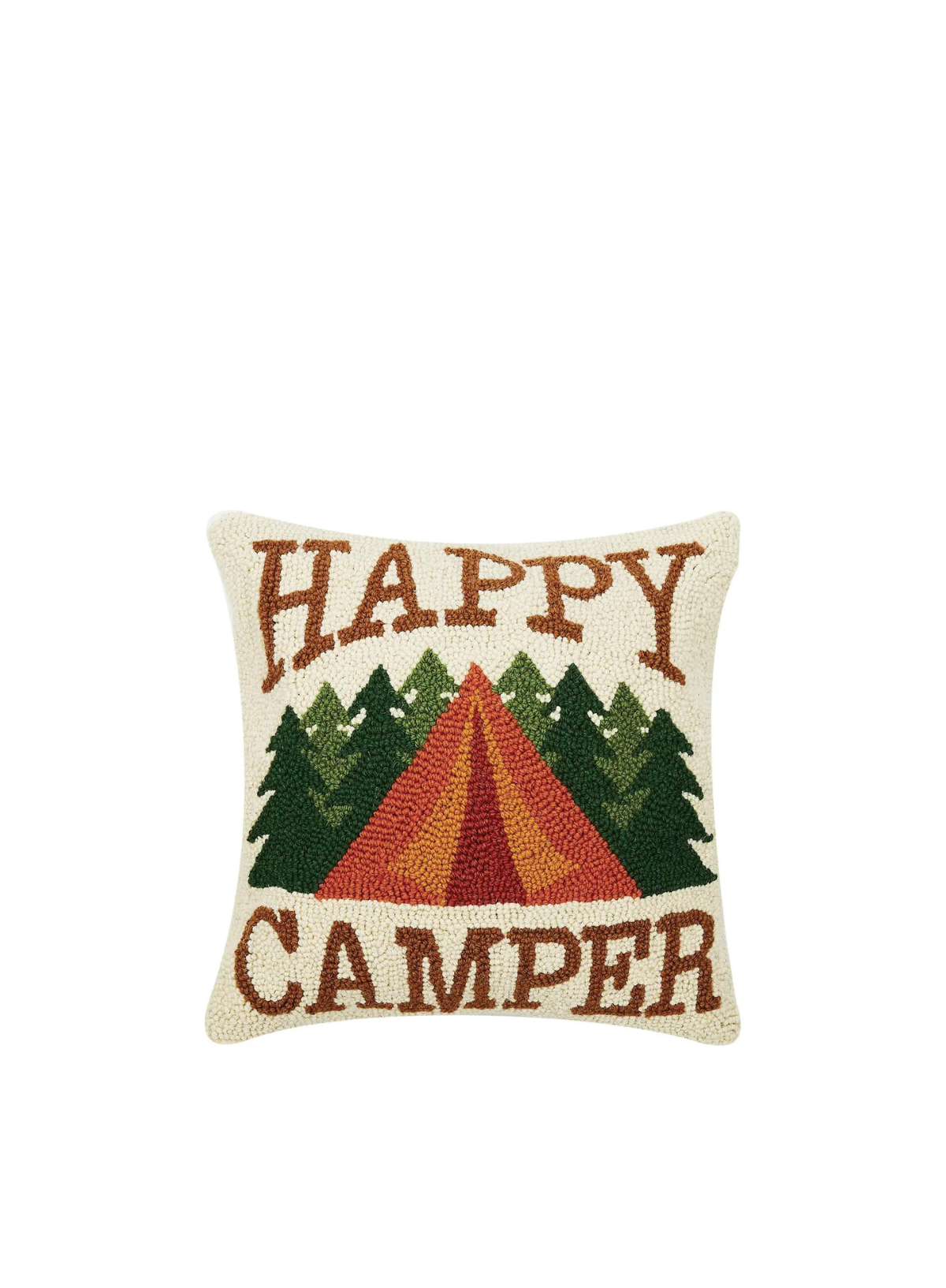 Happy Camper Hook Cushion from Peking Handicraft