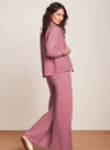 Sylvie Jacket Coloured Denim in Mellow Rose from King Louie
