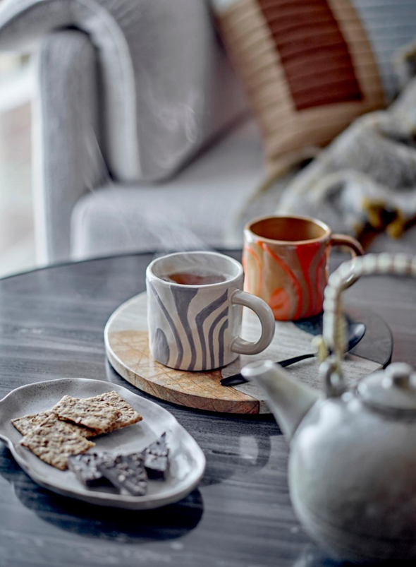 Ninka Orange Stoneware Mug from Bloomingville