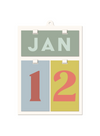 Perpetual Wall Calendar from Designworks Ink