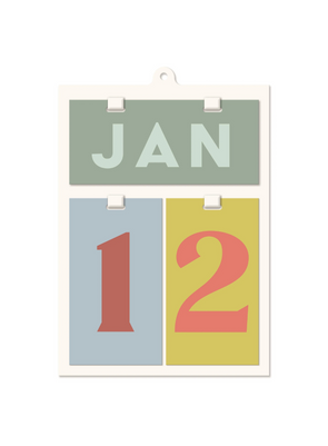 Perpetual Wall Calendar from Designworks Ink