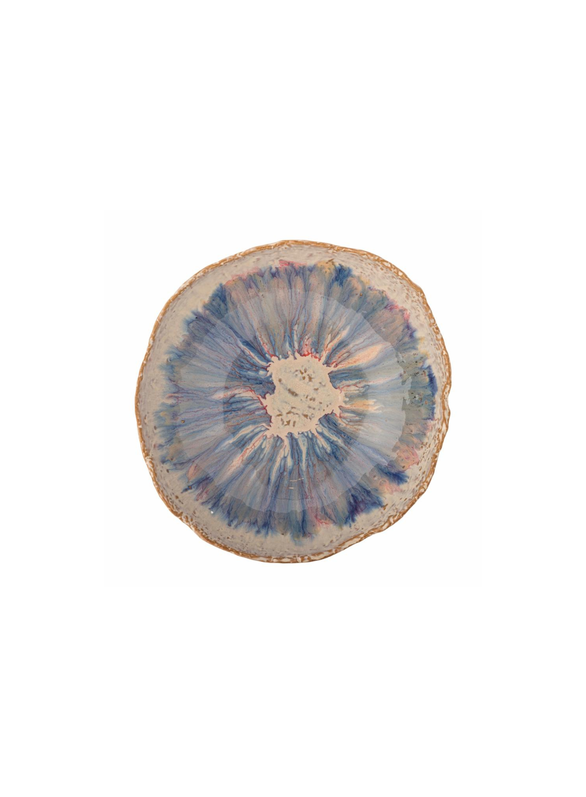 Large Amalia Blue Bowl from Bloomingville