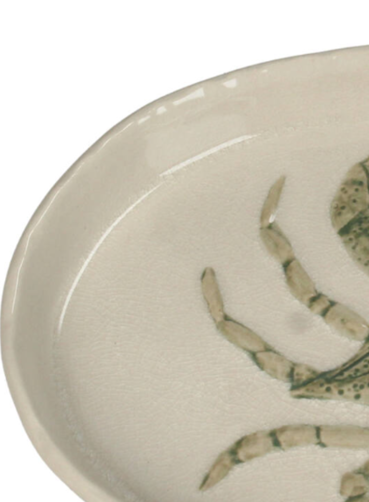 Kersten Crab Plate in Green