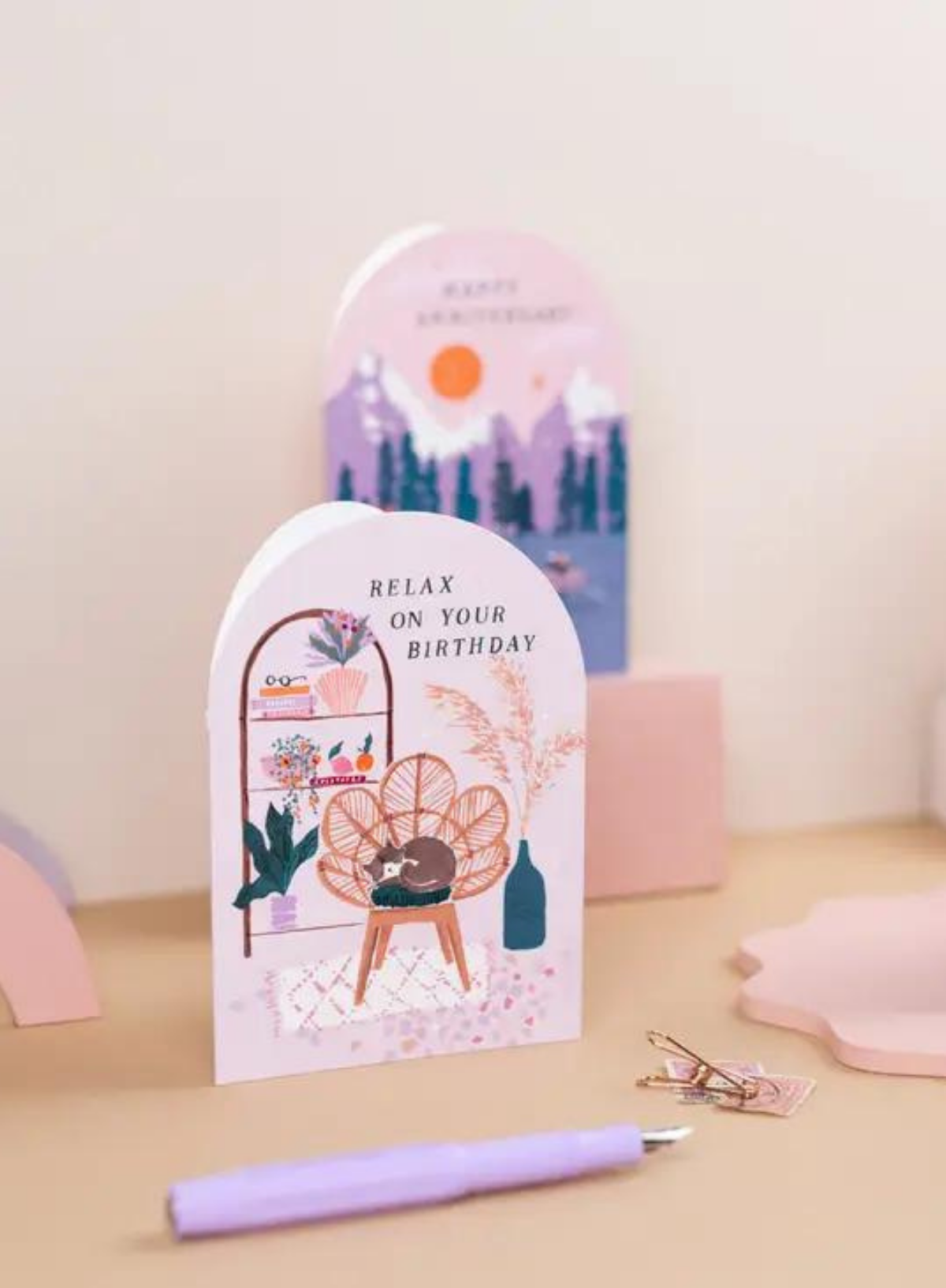 Relax On Your Birthday Card from Sister Paper Co.