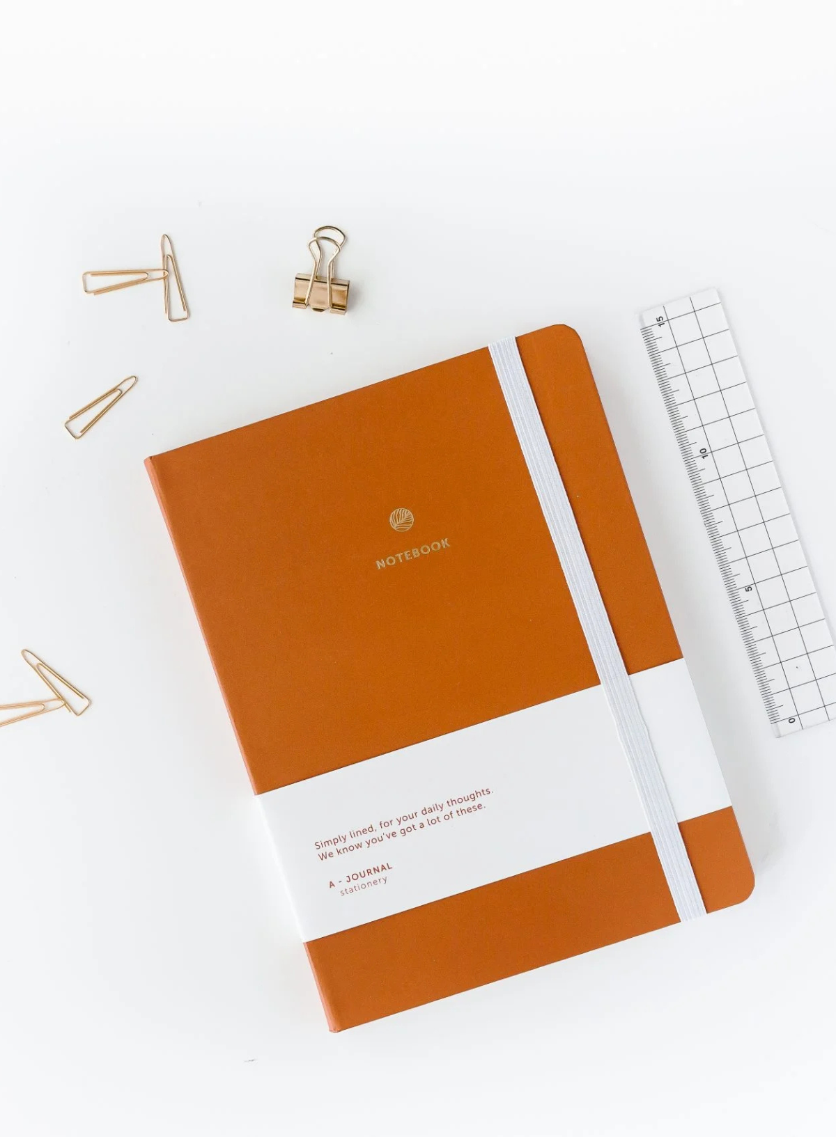 A-Journal Notebook Journal in Terracotta