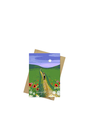 Through the Fields Card from Onneke
