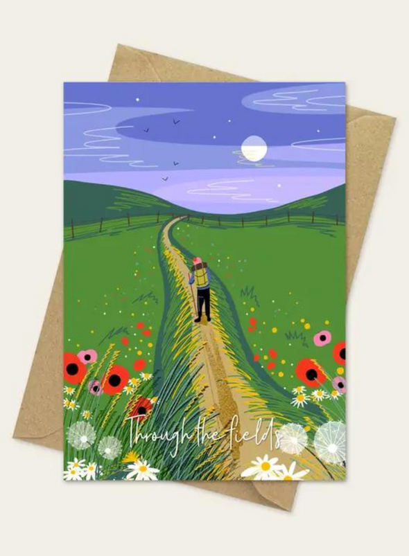 Through the Fields Card from Onneke