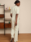 Garbo Zip Jumpsuit Marine in Ivory from King Louie