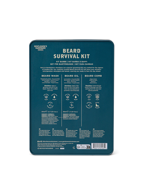 Beard Survival Kit Rich & Earthy from Gentlemen's Hardware