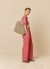 Wide Leg Jumspuit in Washed Pink from Indi & Cold