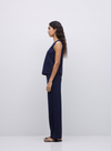 Jena Waistcoat in Navy from Yerse