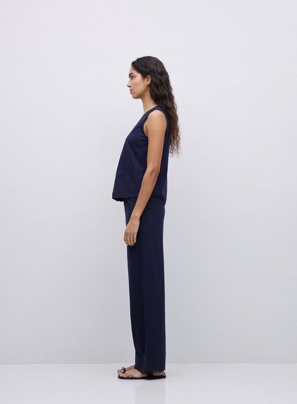Jena Waistcoat in Navy from Yerse