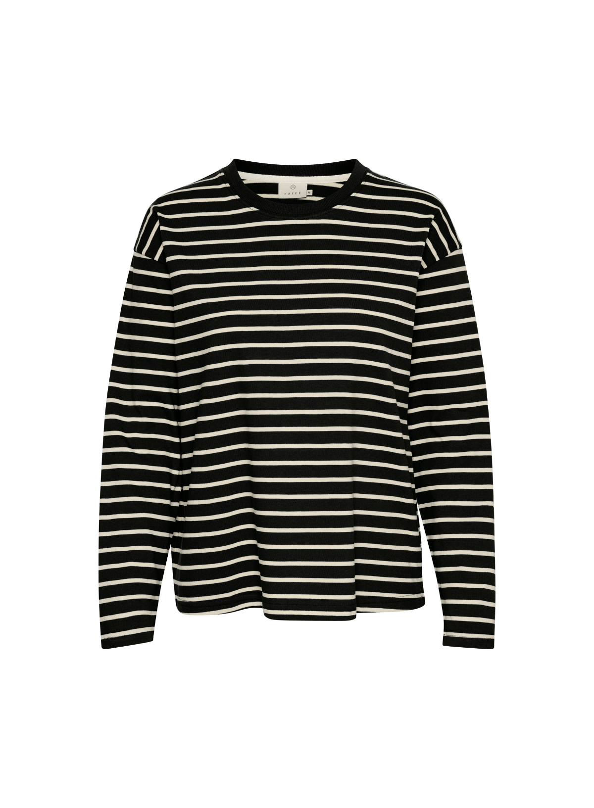 Winny Long Sleeve T-Shirt in Black Deep/Turtle from Kaffe