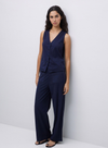 Jena Waistcoat in Navy from Yerse