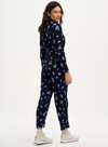 Charlie Jumpsuit in Black Colour Pop Leopard from Sugarhill
