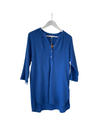 Zoey 3/4 Sleeve Top in Uniform Blue from Yerse