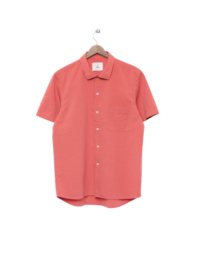 Panama Shirt in Spiced Coral from La Paz