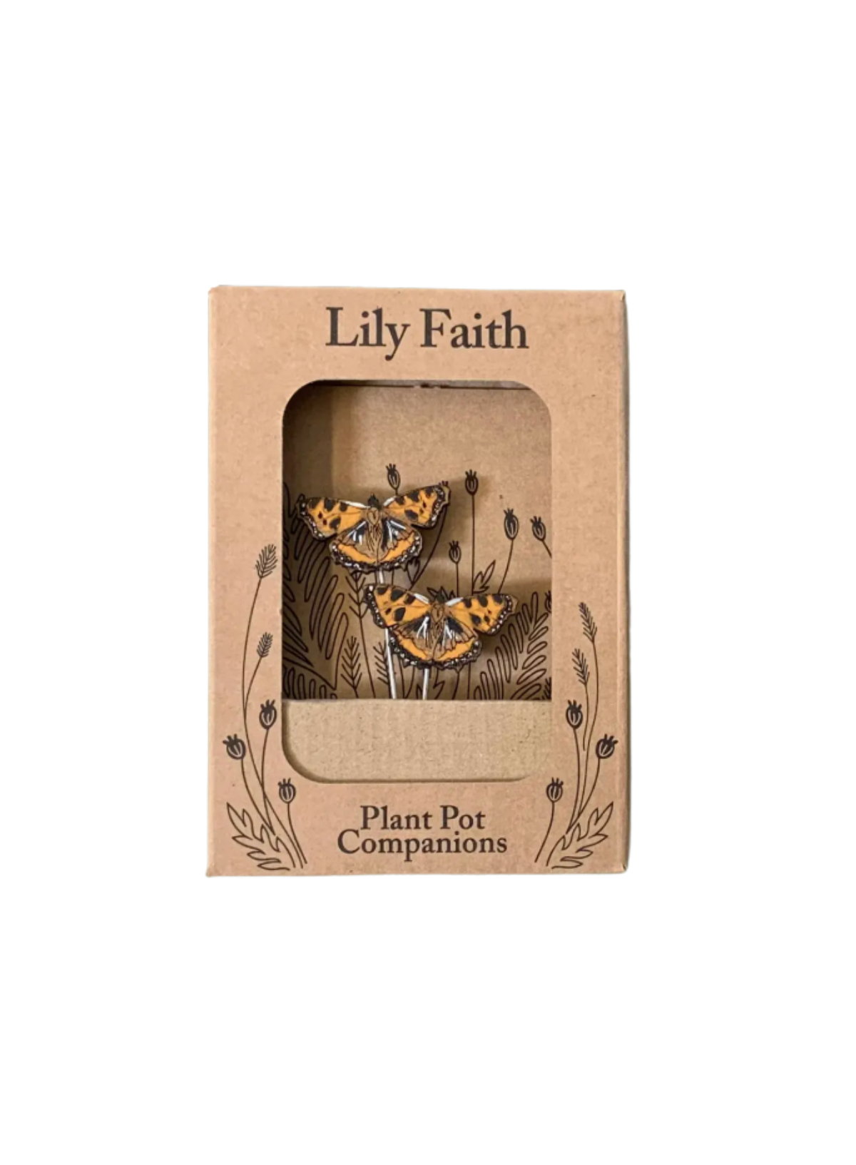 Tortoiseshell Butterfly Plant Pot Companions from Lily Faith