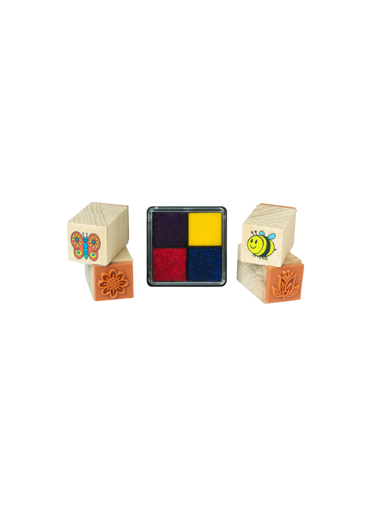 House of Marbles Wooden Stamp set- Garden