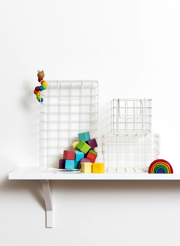 Wire Small Locker Basket from Mustard