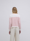 O-Clarins Knit Jumper in Orange Stripe from Yerse