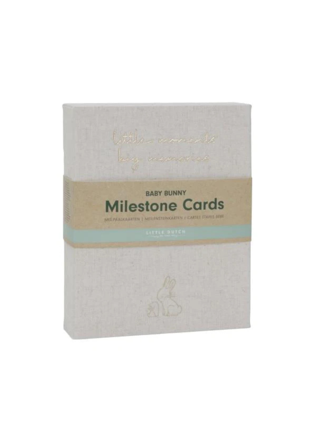 Little Dutch Baby Milestone Cards in Baby Bunny