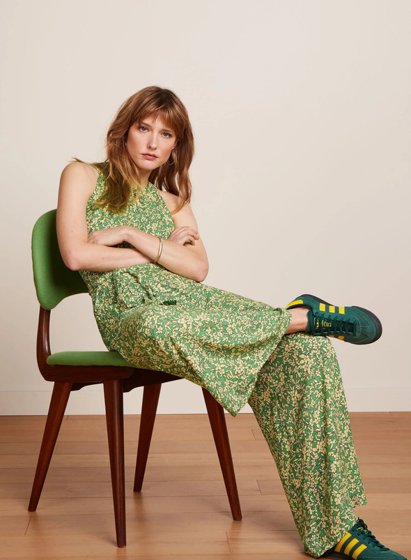Virna Jumpsuit Paradis in Jasmine Green from King Louie