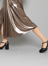 Chaza in Black Metallic from Esska