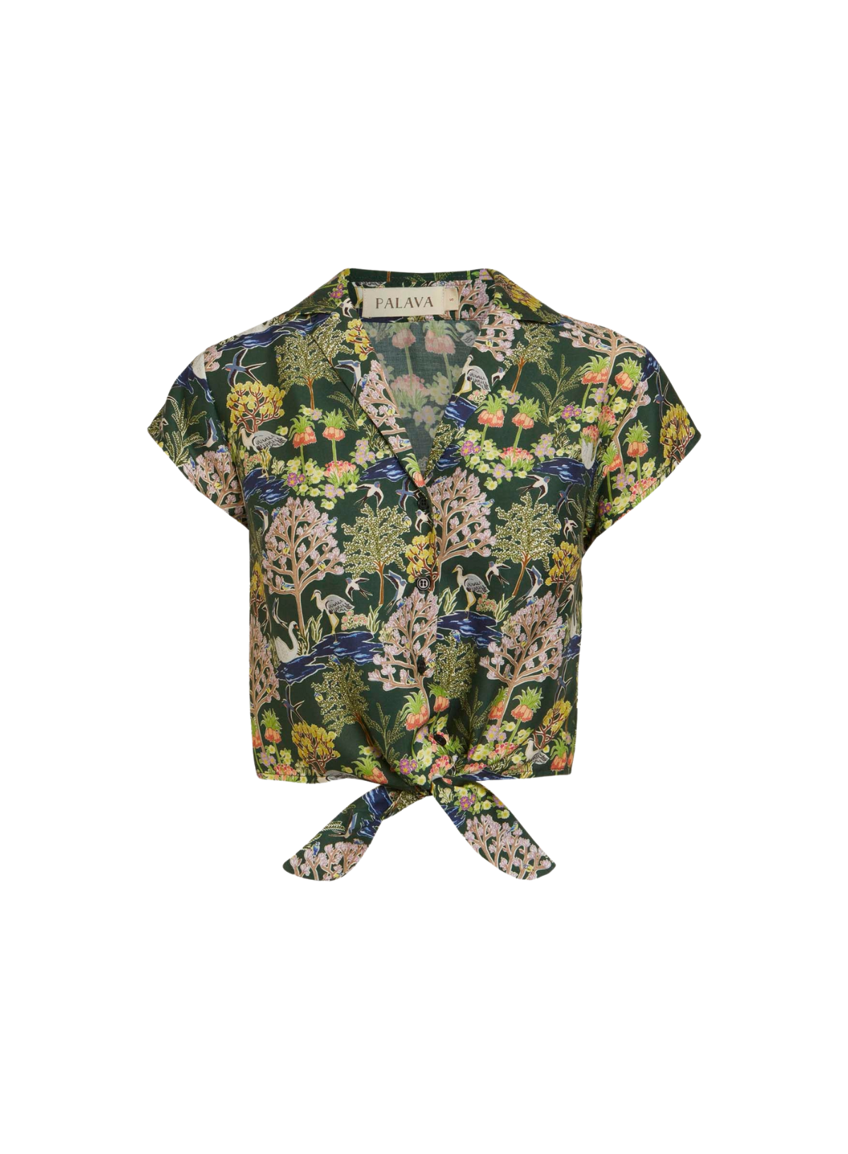 Peggy Top in Green Botanical Gardens from Palava