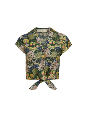 Peggy Top in Green Botanical Gardens from Palava