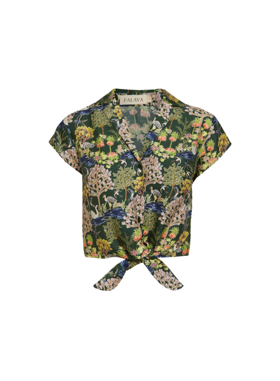 Peggy Top in Green Botanical Gardens from Palava