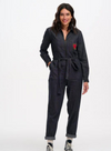 Anwen Boilersuit in Washed Black Heart Burst from Sugarhill