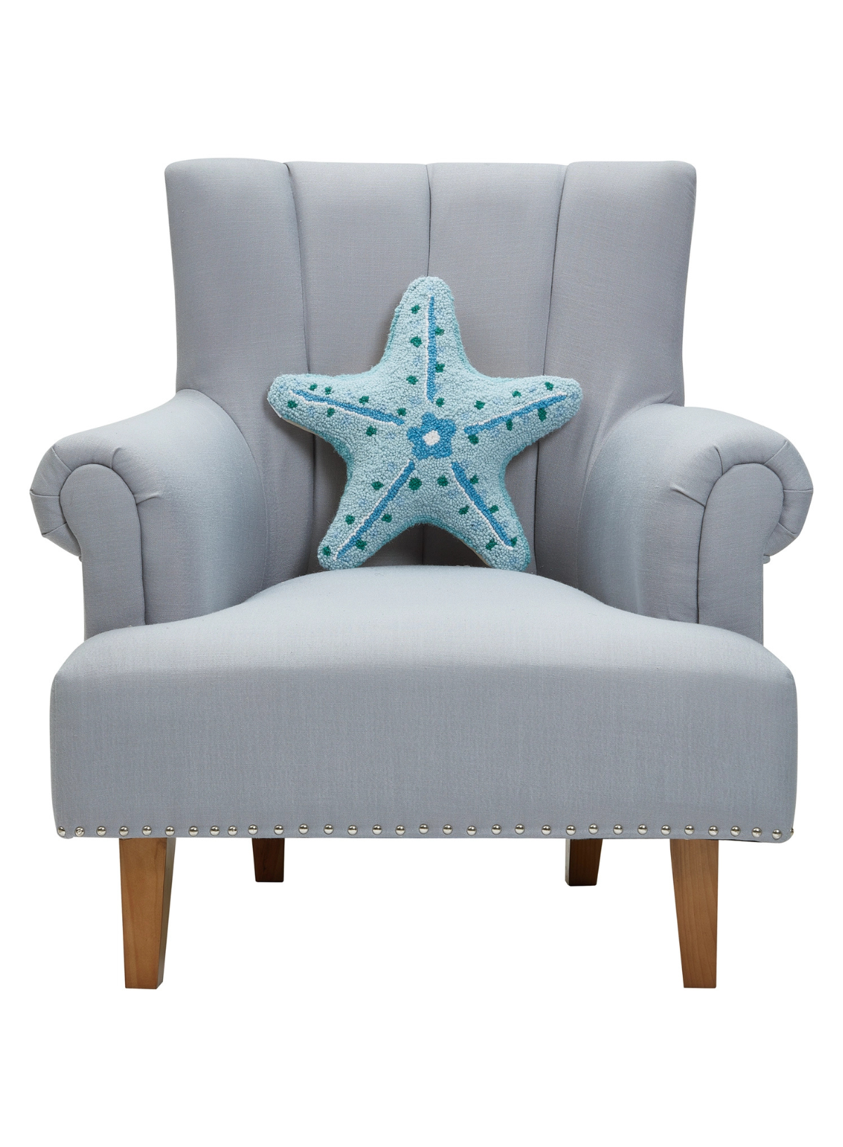 Aqua Shaped Starfish Hook Cushion from Peking Handicraft