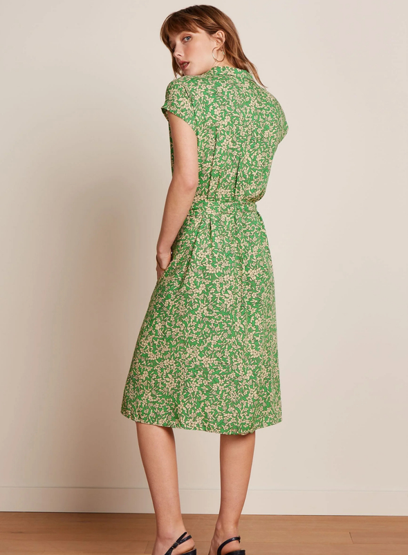 Maria Dress Paradis in Jasmine Green from King Louie