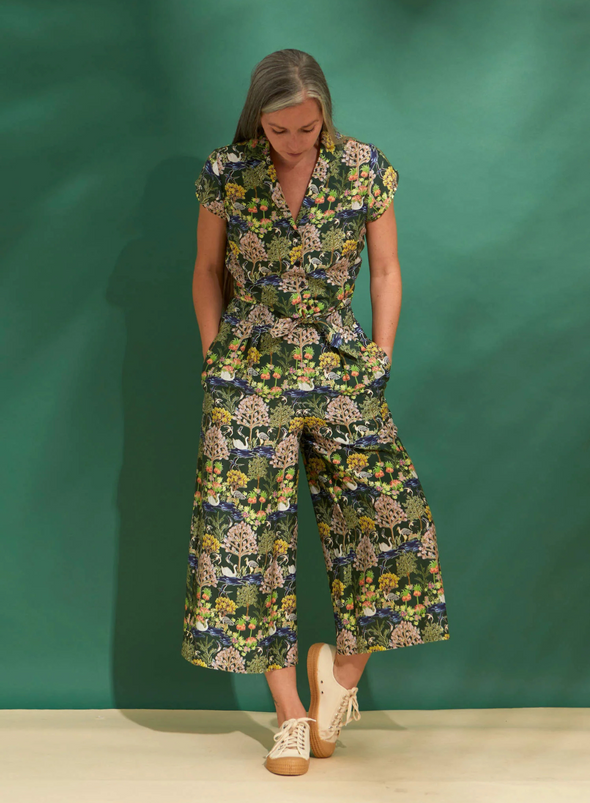 Peggy Top in Green Botanical Gardens from Palava