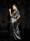 Lorina Wide Pants in Silver from Kaffe