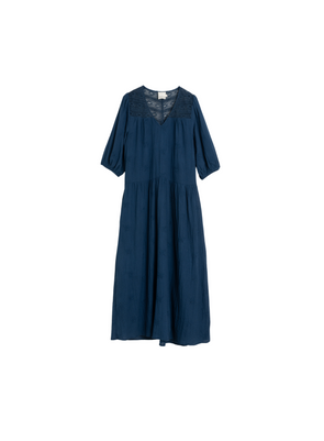 Midi Dress in Indigo Blue from Indi & Cold