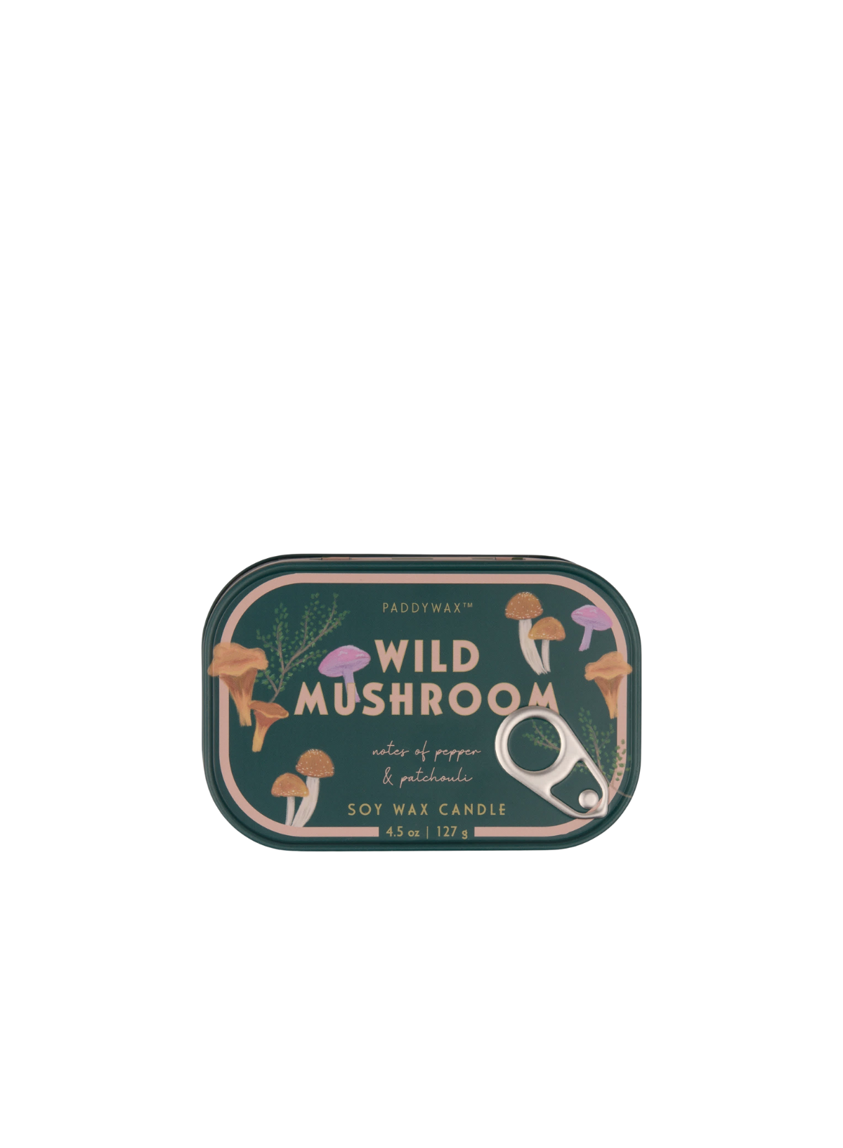 Bistro 4.5oz Printed Tin Candle - Wild Mushroom from Designworks Ink