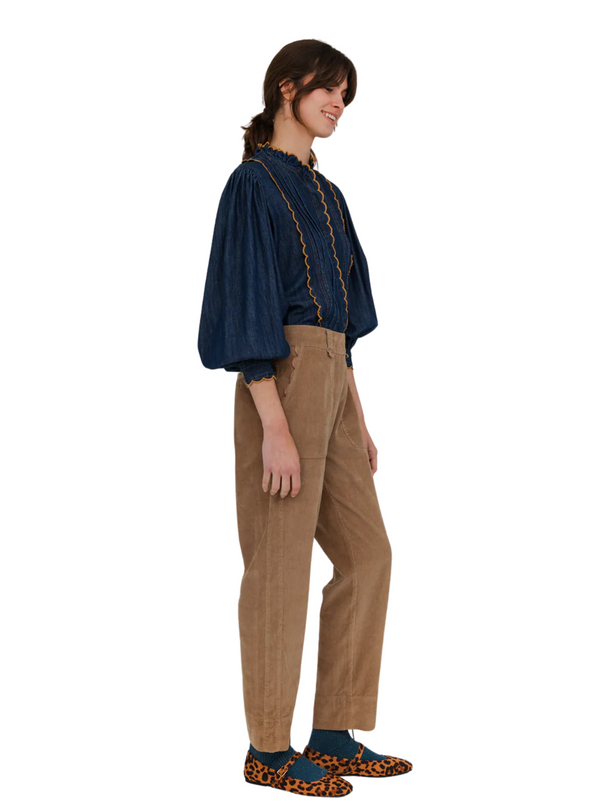 Edina RicRac Trousers in Silt from Bonté