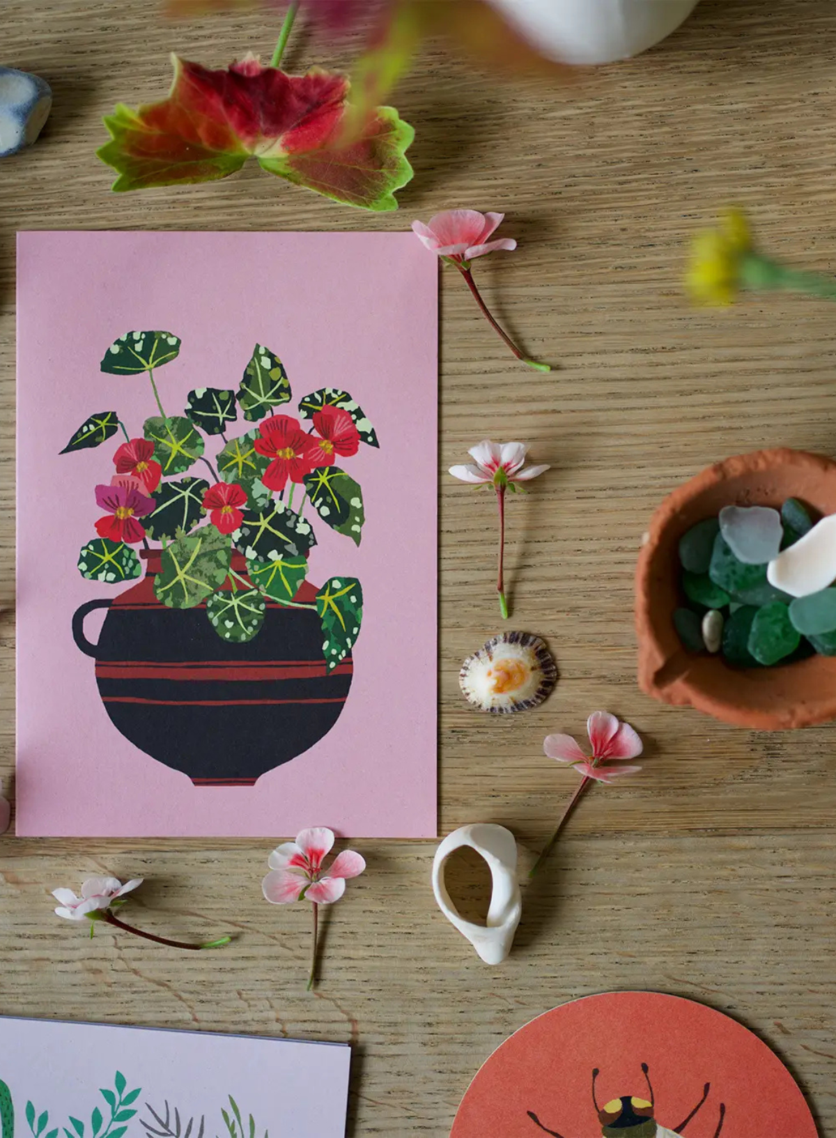 Begonia Card from Brie Harrison