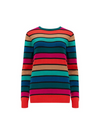 Astrid Jumper in Multi, Rainbow Stripes from Sugarhill