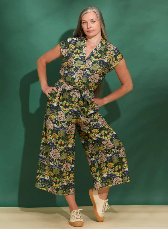 Peggy Top in Green Botanical Gardens from Palava