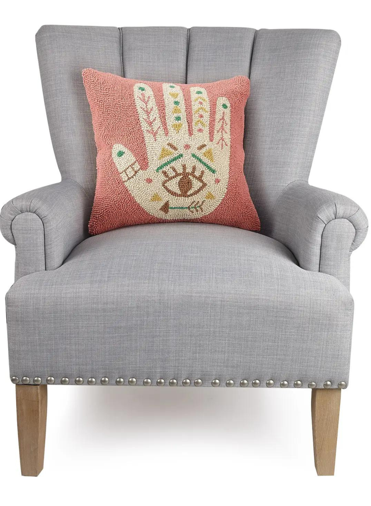 Boho Hand Hook Cushion from Peking Handicraft