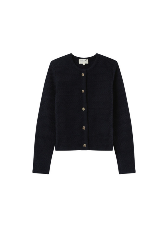 Paca Cardigan in Marine from Grace & Mila